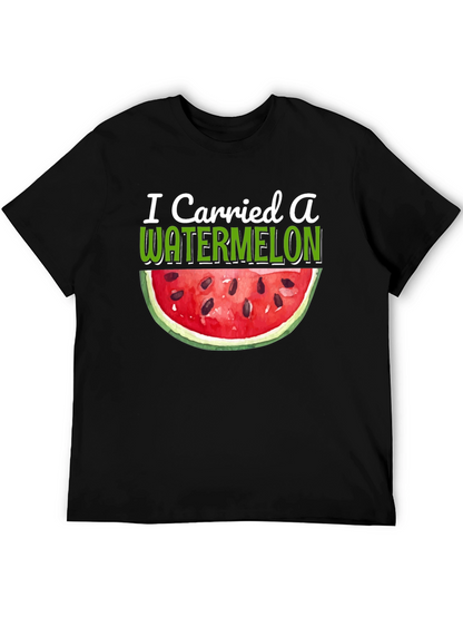 I Carried a Watermelon Black T-Shirt