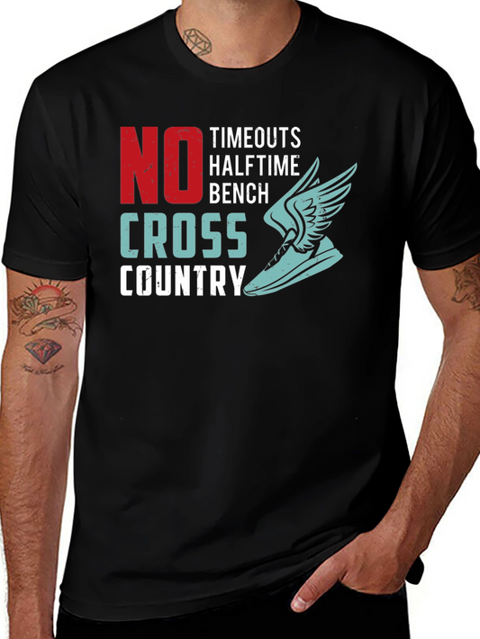 Cross Country Runner T-Shirt - No Timeouts