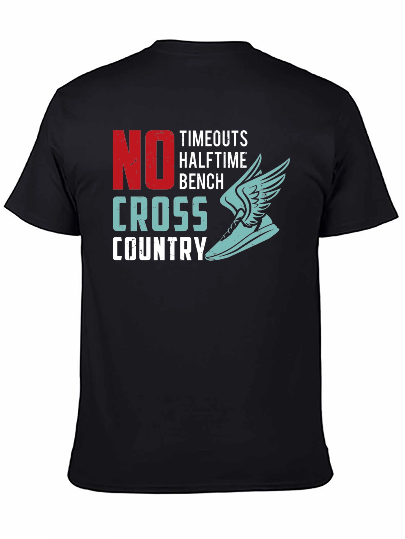 Cross Country Runner T-Shirt - No Timeouts