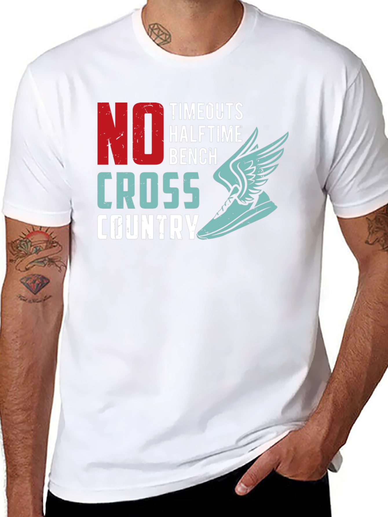 Cross Country Runner T-Shirt - No Timeouts
