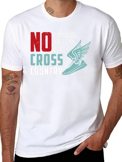 Cross Country Runner T-Shirt - No Timeouts