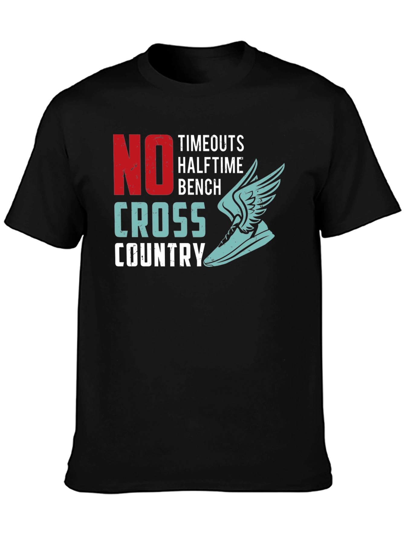 Cross Country Runner T-Shirt - No Timeouts