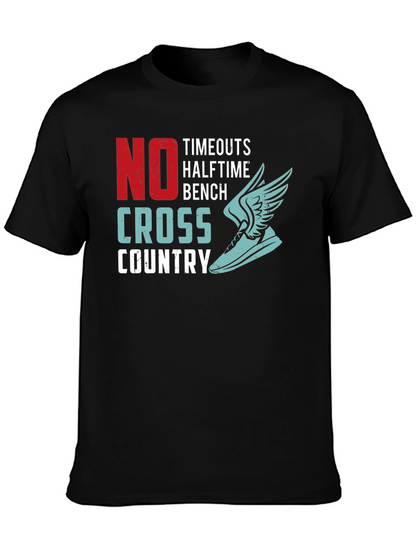 Cross Country Runner T-Shirt - No Timeouts