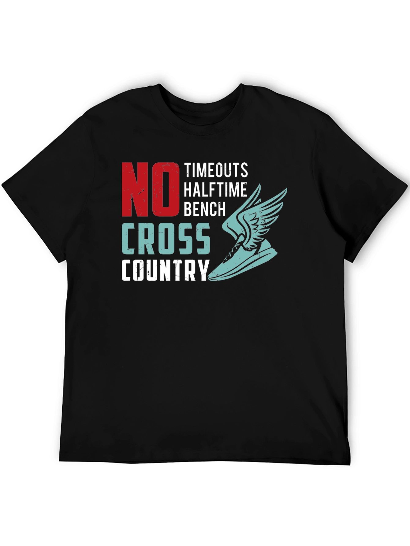 Cross Country Runner T-Shirt - No Timeouts