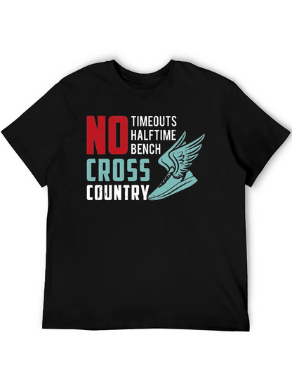 Cross Country Runner T-Shirt - No Timeouts