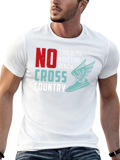Cross Country Runner T-Shirt - No Timeouts