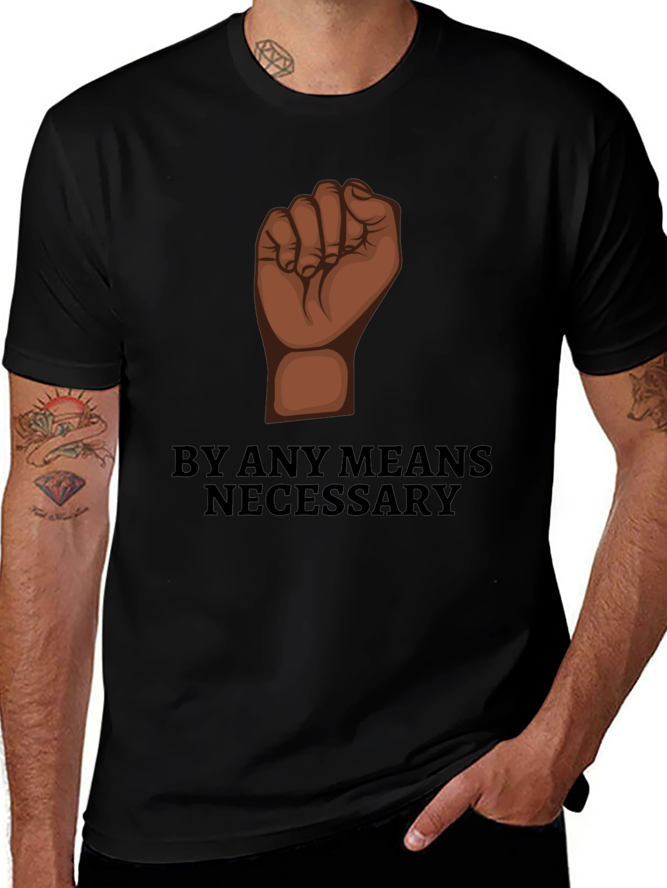 By Any Means Necessary Graphic Tee