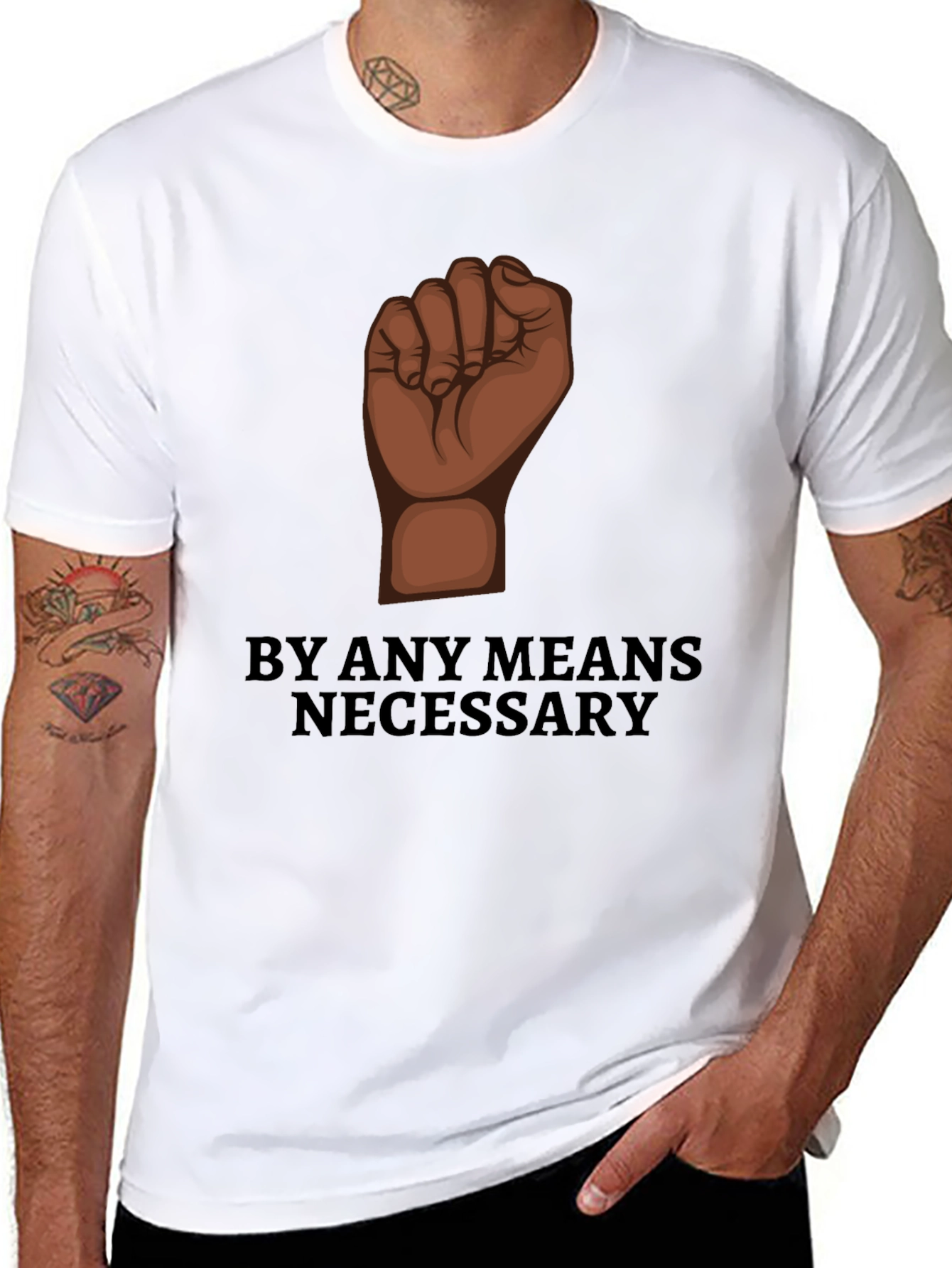 By Any Means Necessary Graphic Tee