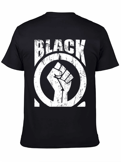 Black Power Fist Graphic T-Shirt