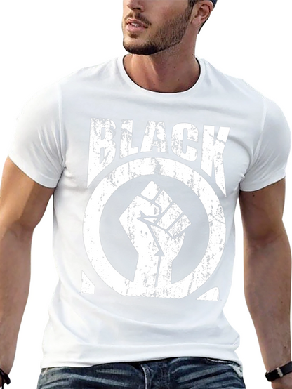 Black Power Fist Graphic T-Shirt