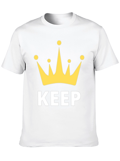 Keep Calm Crown Graphic T-Shirt