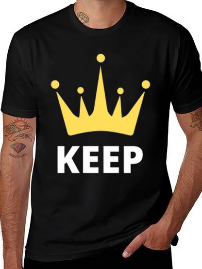 Keep Calm Crown Graphic T-Shirt