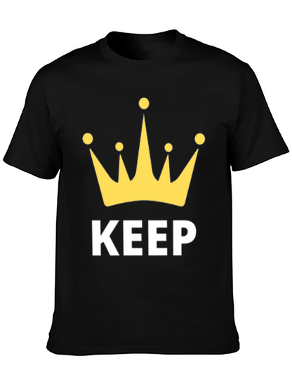 Keep Calm Crown Graphic T-Shirt