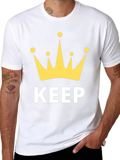 Keep Calm Crown Graphic T-Shirt