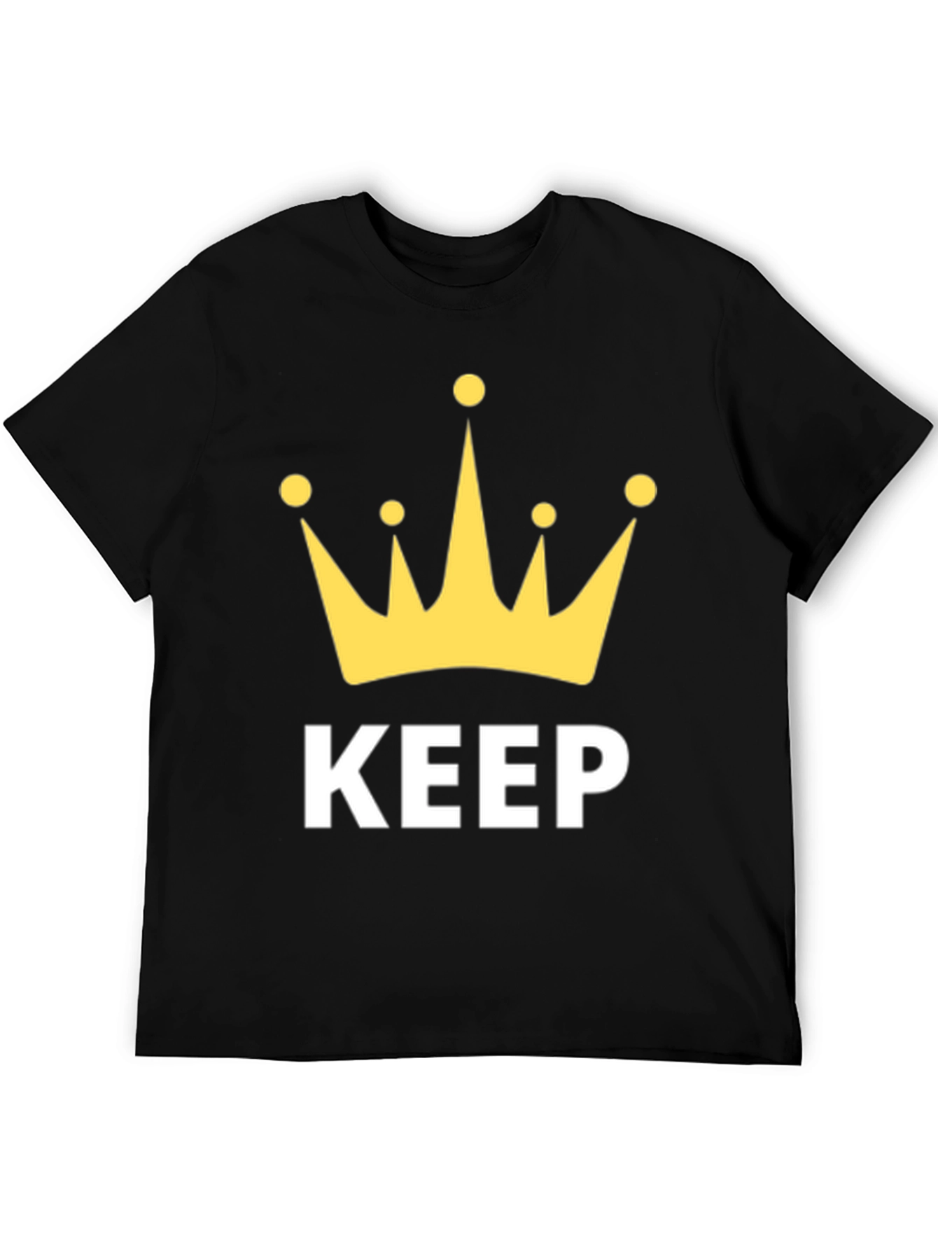 Keep Calm Crown Graphic T-Shirt