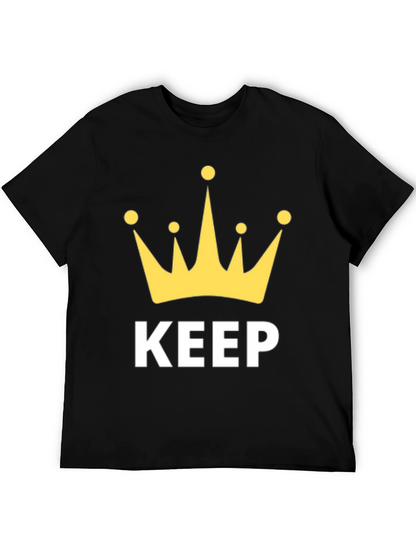 Keep Calm Crown Graphic T-Shirt