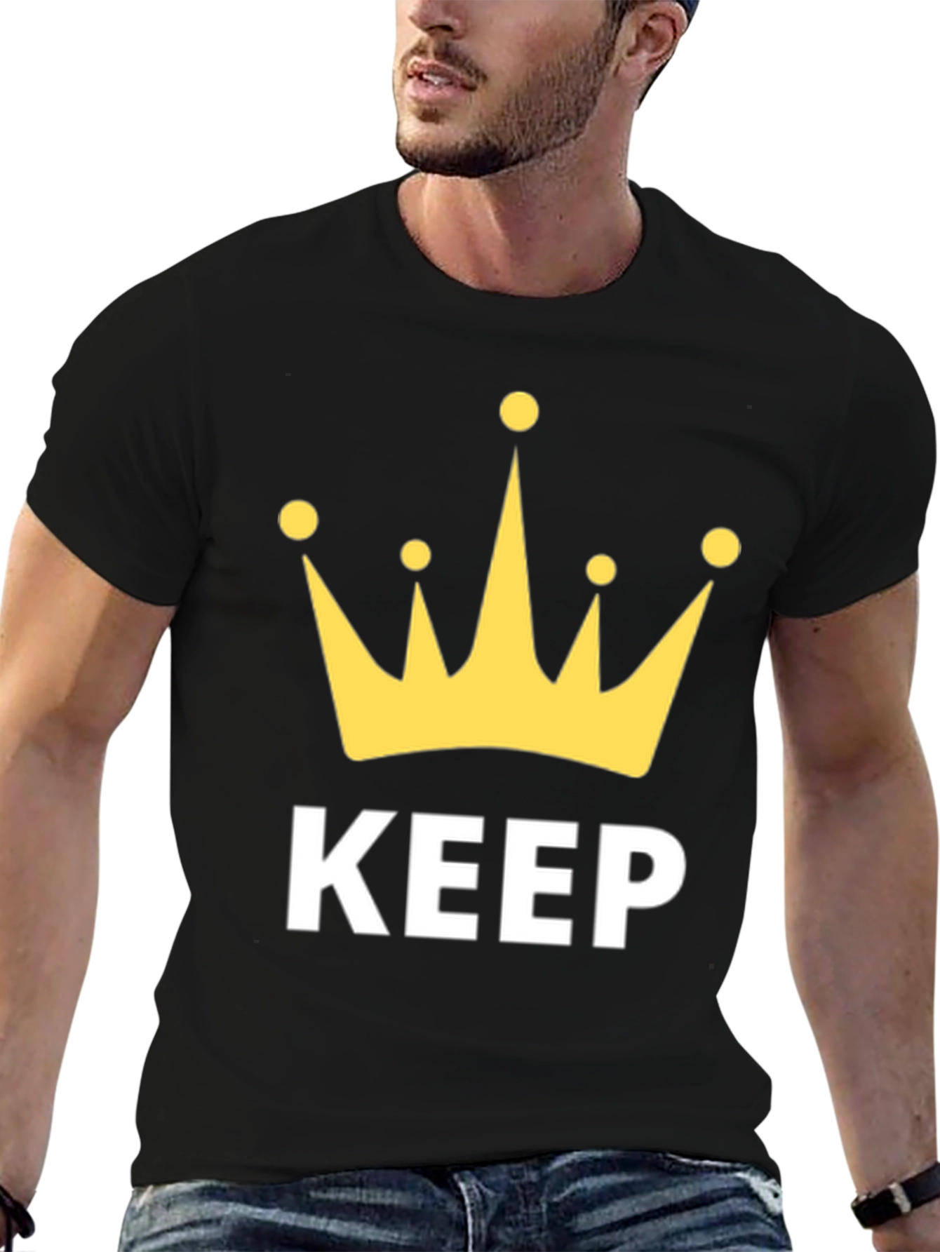 Keep Calm Crown Graphic T-Shirt