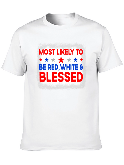 Red White & Blessed Patriotic T-Shirt