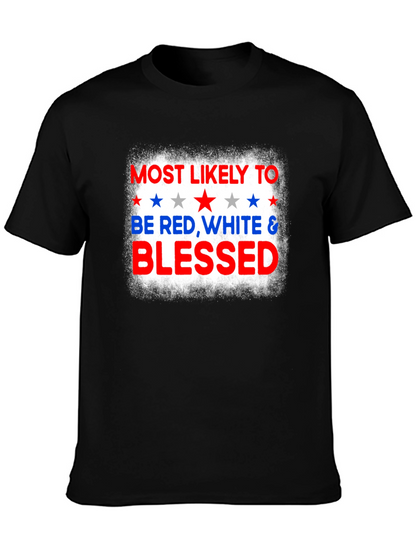 Red White & Blessed Patriotic T-Shirt