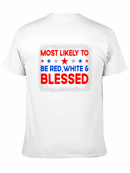 Red White & Blessed Patriotic T-Shirt