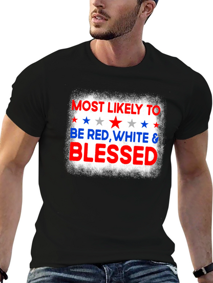 Red White & Blessed Patriotic T-Shirt