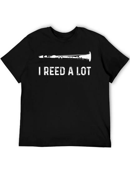 I Reed A Lot Funny Clarinet Musician T-Shirt
