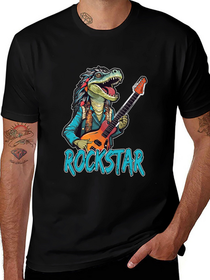 Rockstar Dinosaur Graphic Tee