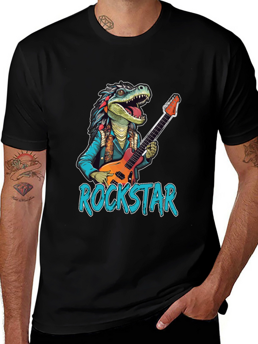Rockstar Dinosaur Graphic Tee