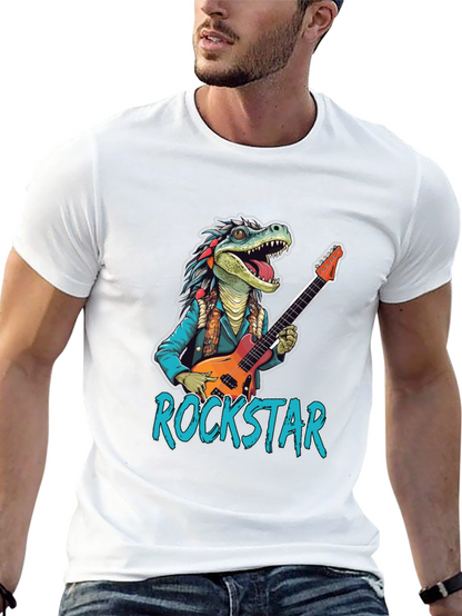 Rockstar Dinosaur Graphic Tee