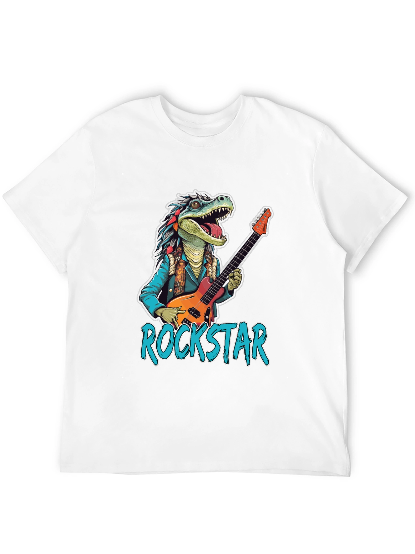 Rockstar Dinosaur Graphic Tee