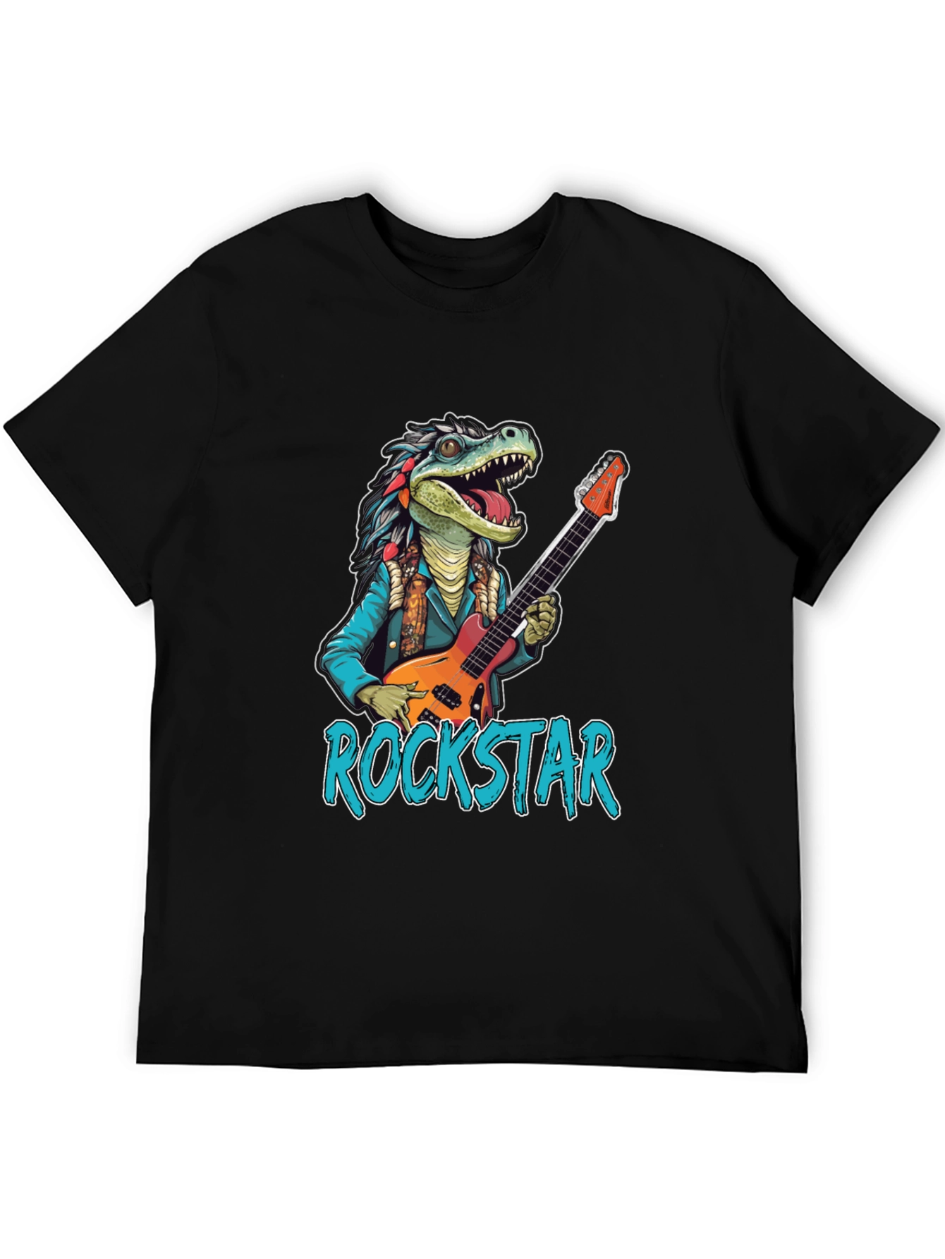 Rockstar Dinosaur Graphic Tee