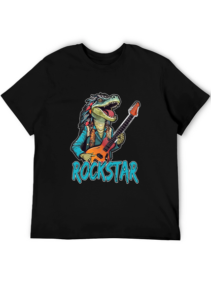 Rockstar Dinosaur Graphic Tee