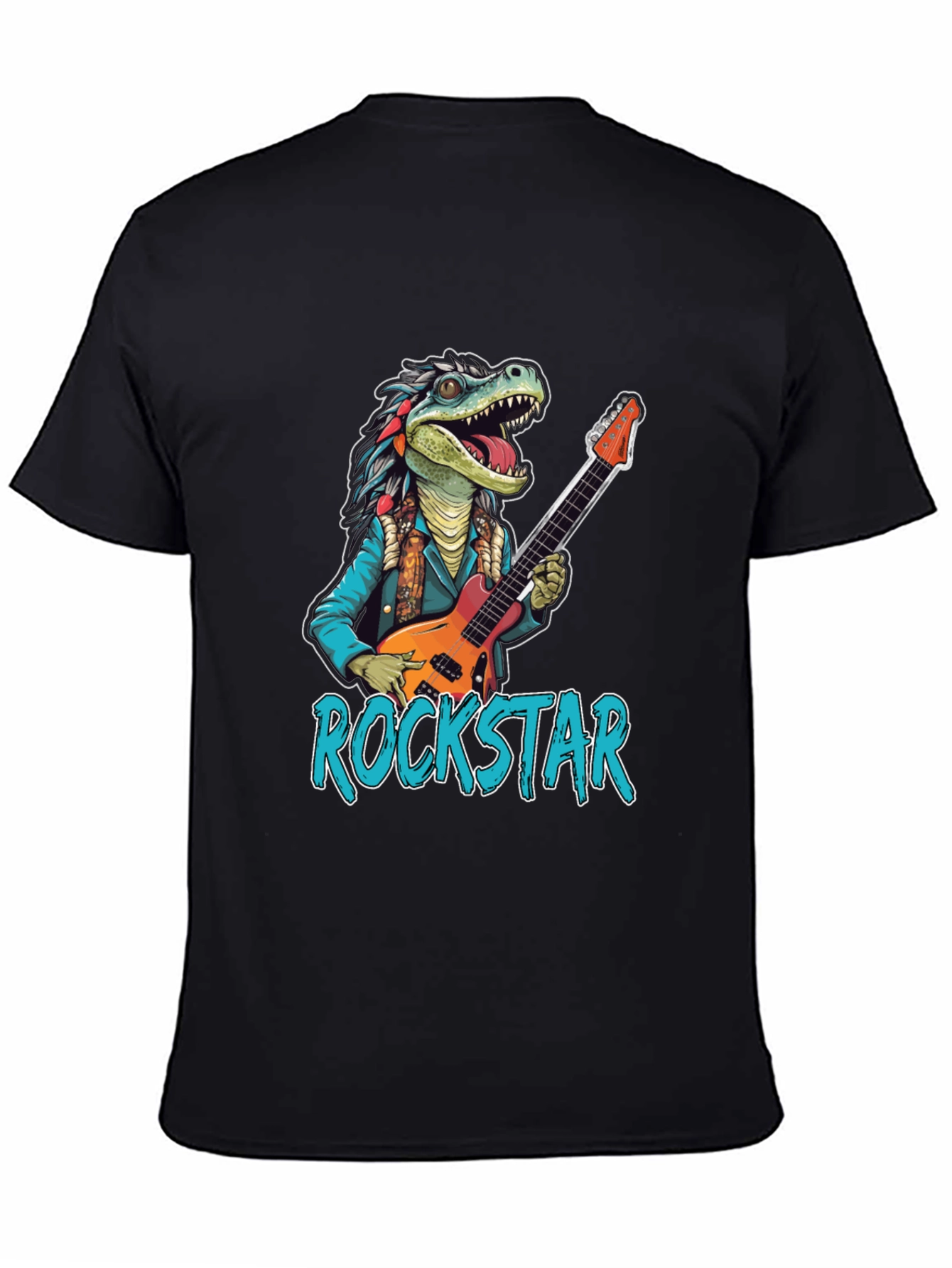 Rockstar Dinosaur Graphic Tee