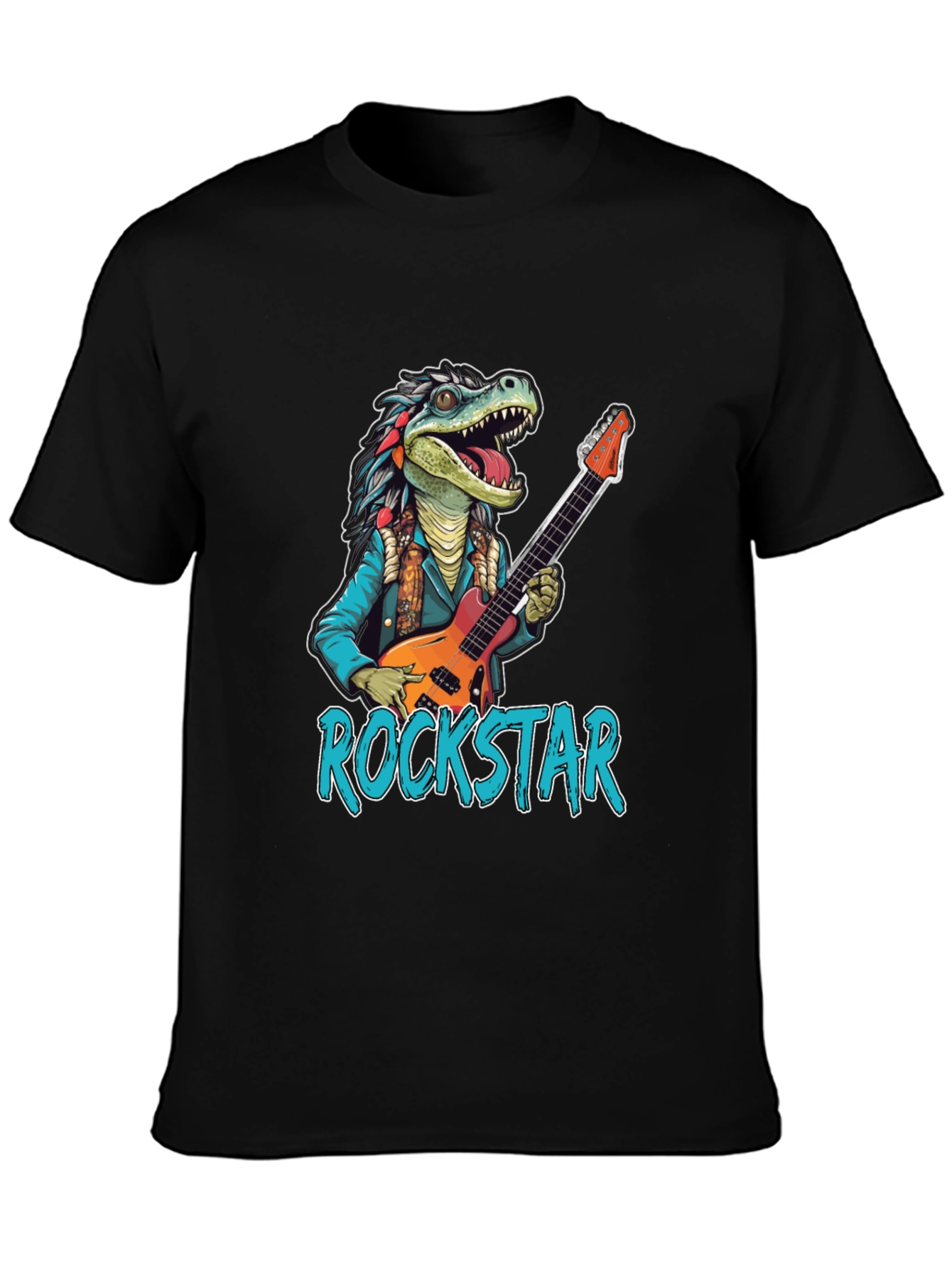 Rockstar Dinosaur Graphic Tee