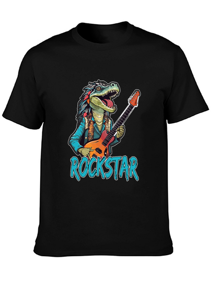 Rockstar Dinosaur Graphic Tee