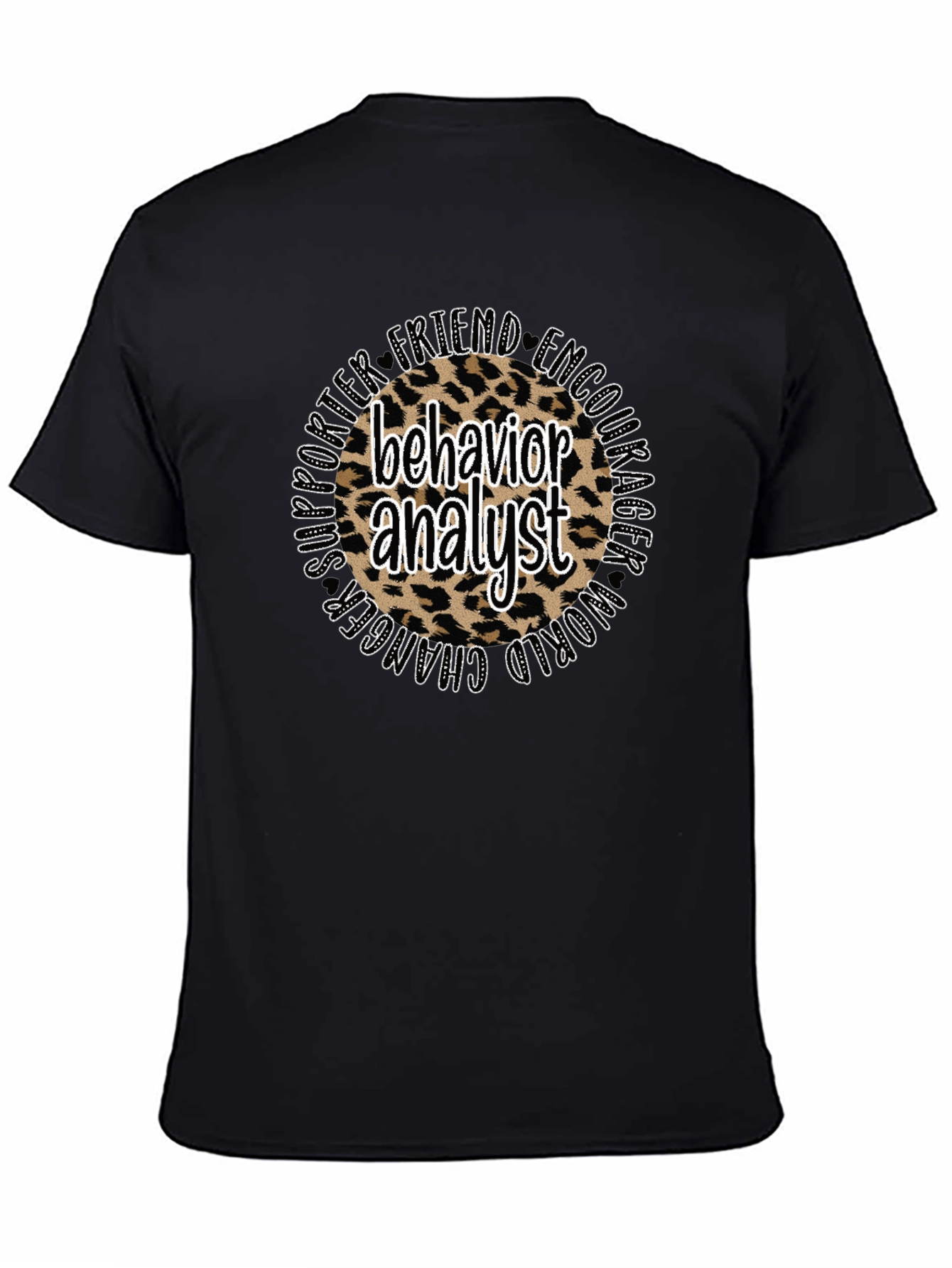 Behavior Analyst Leopard Print T-Shirt