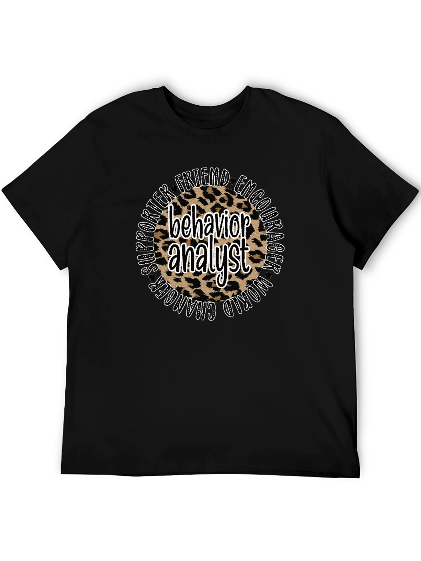 Behavior Analyst Leopard Print T-Shirt