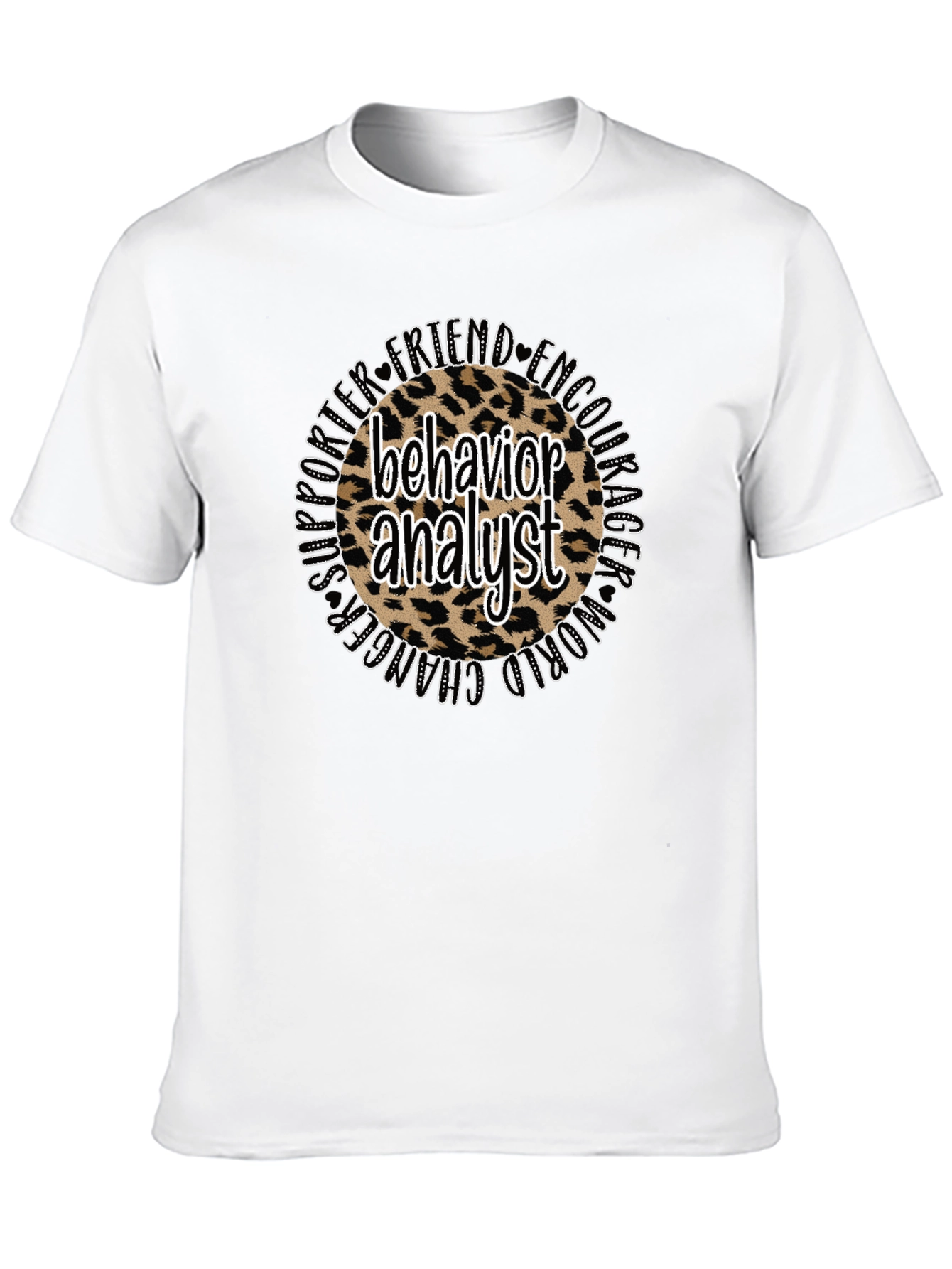 Behavior Analyst Leopard Print T-Shirt