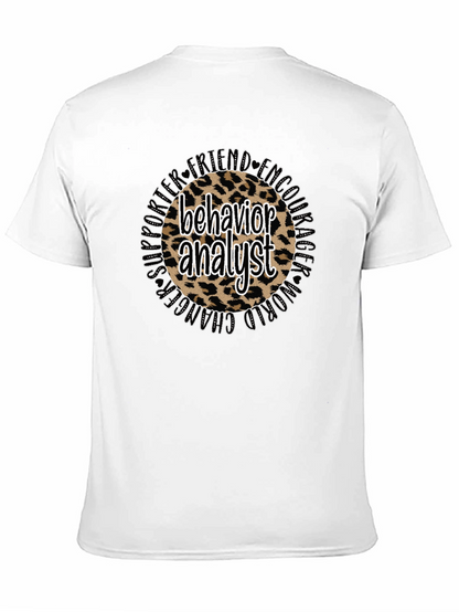 Behavior Analyst Leopard Print T-Shirt