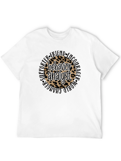 Behavior Analyst Leopard Print T-Shirt