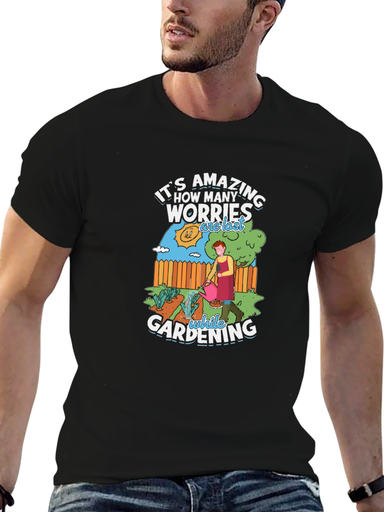 Gardening Worry-Free Graphic Tee