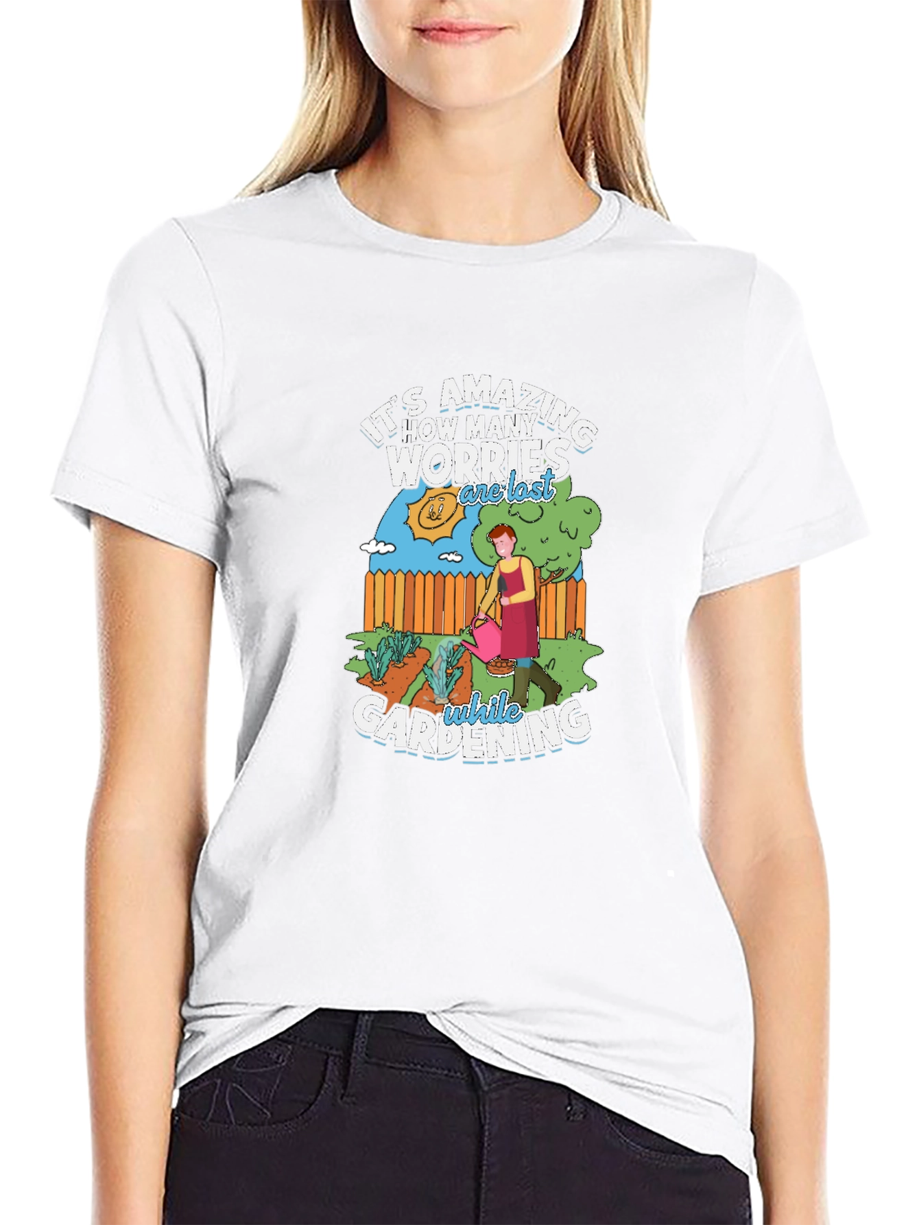 Gardening Worry-Free Graphic Tee