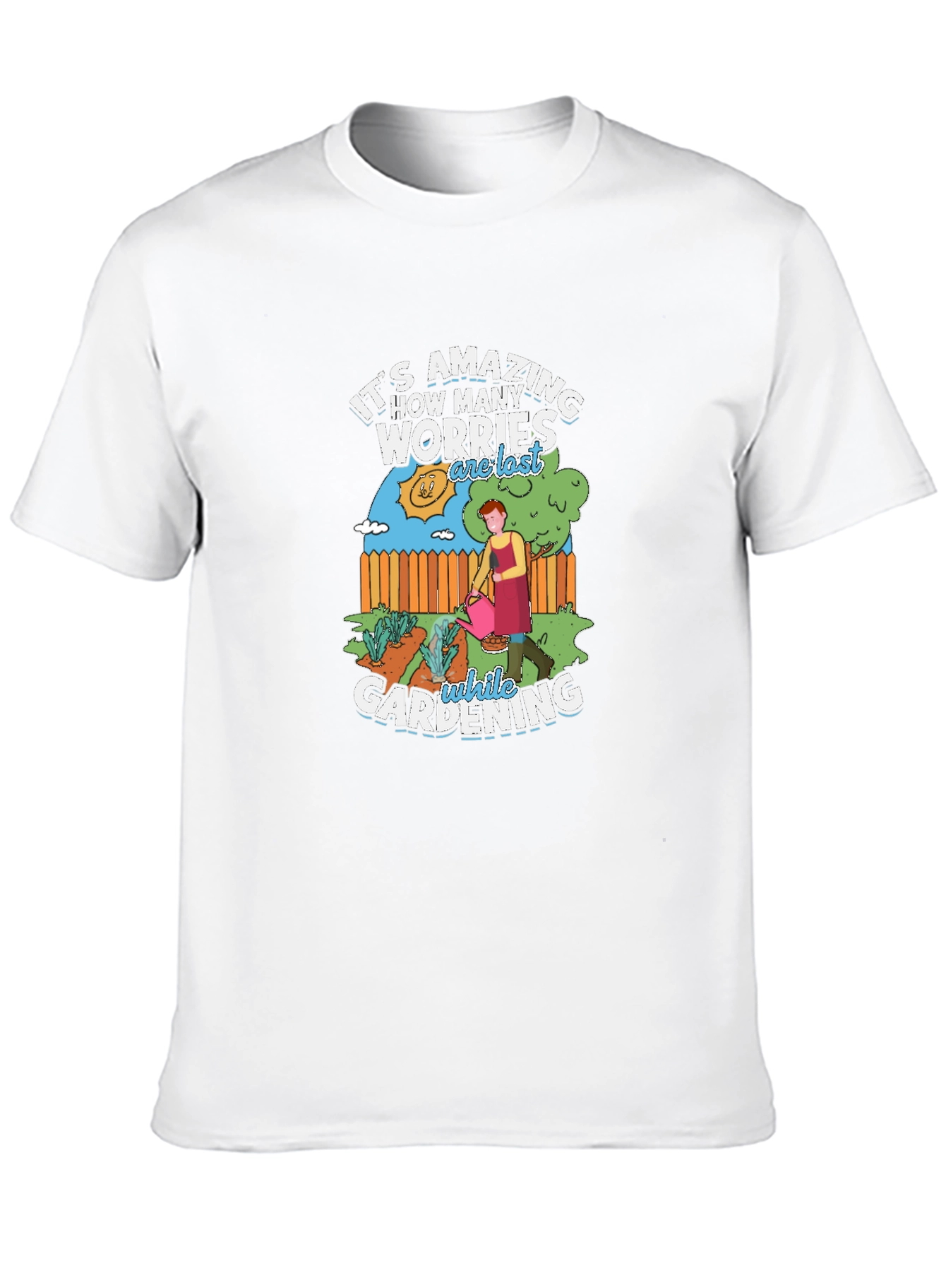 Gardening Worry-Free Graphic Tee