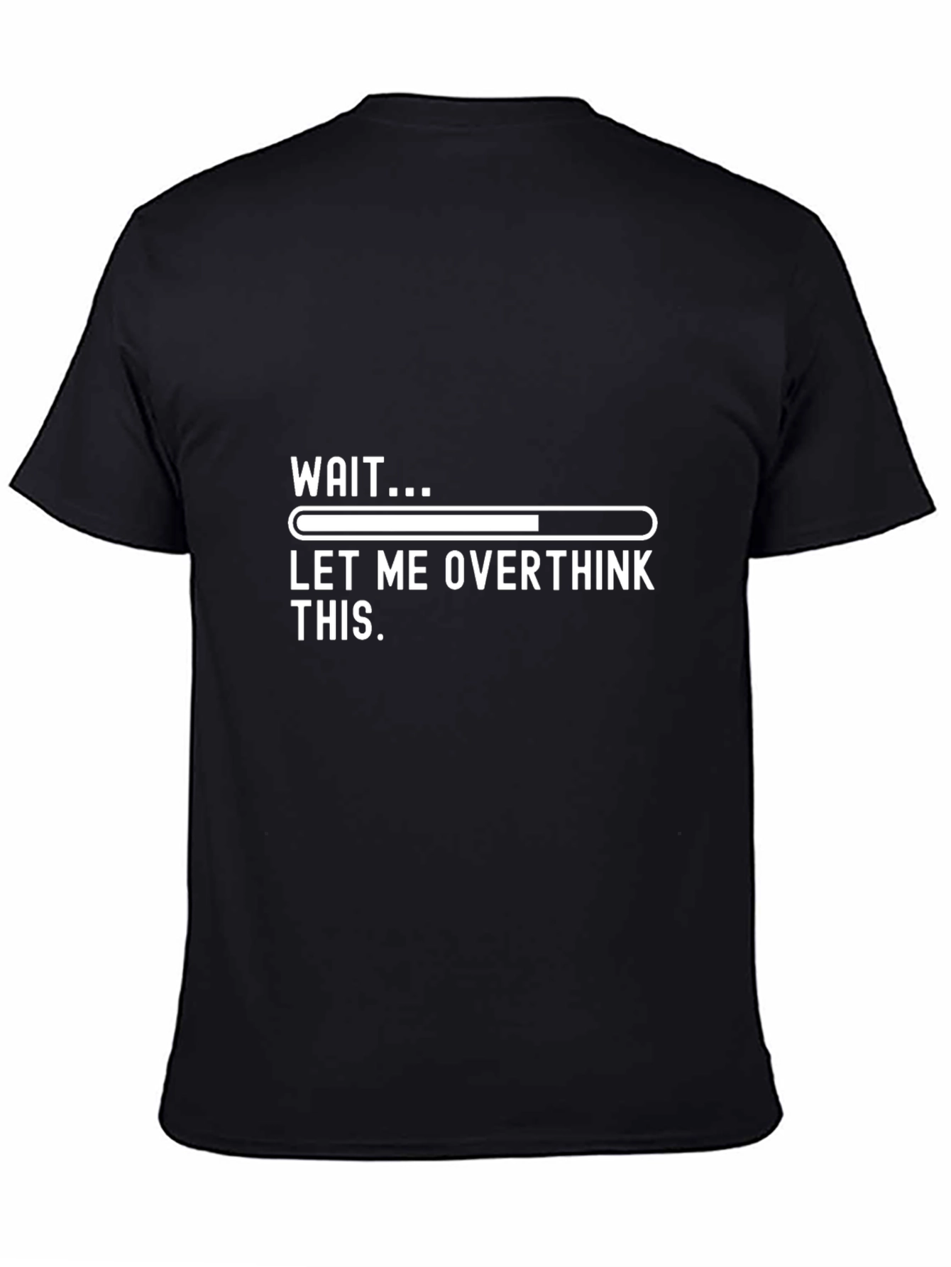 Funny Overthinking Loading Bar Graphic Tee