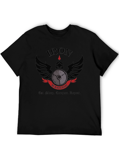 Iron Warrior Graphic T-Shirt - Gym Motivation Apparel