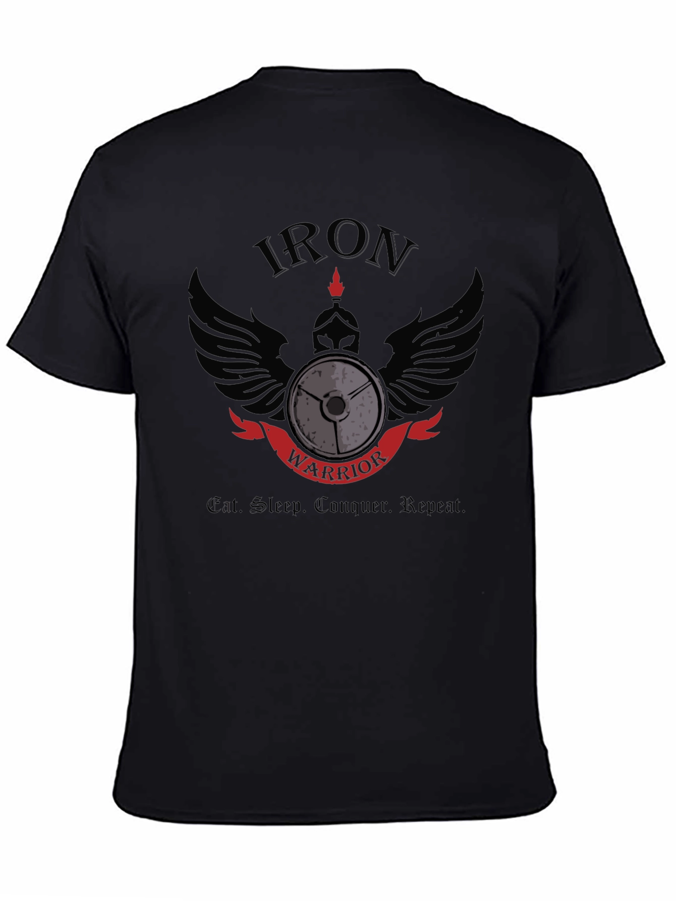 Iron Warrior Graphic T-Shirt - Gym Motivation Apparel