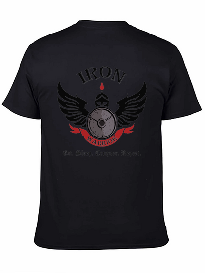 Iron Warrior Graphic T-Shirt - Gym Motivation Apparel