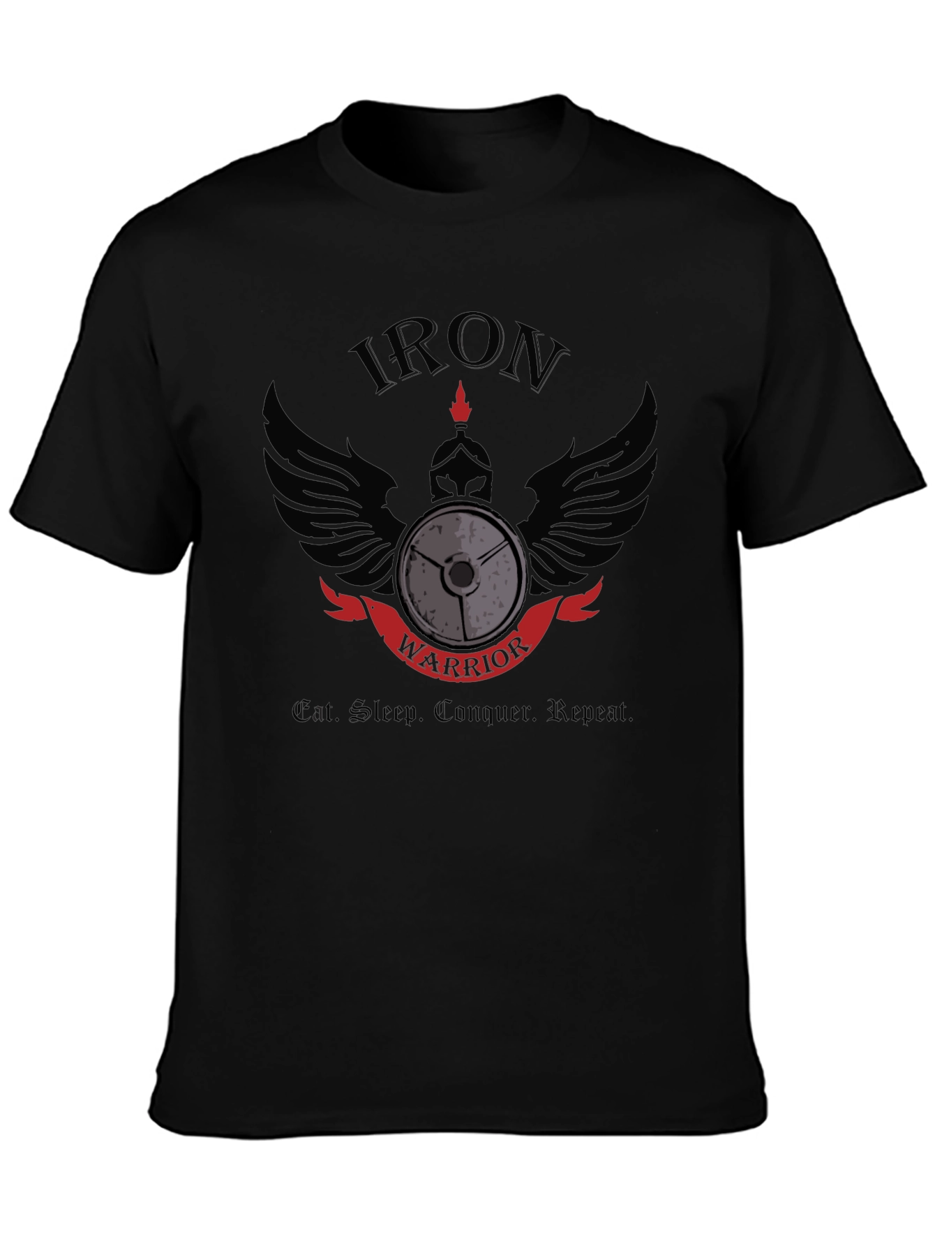 Iron Warrior Graphic T-Shirt - Gym Motivation Apparel