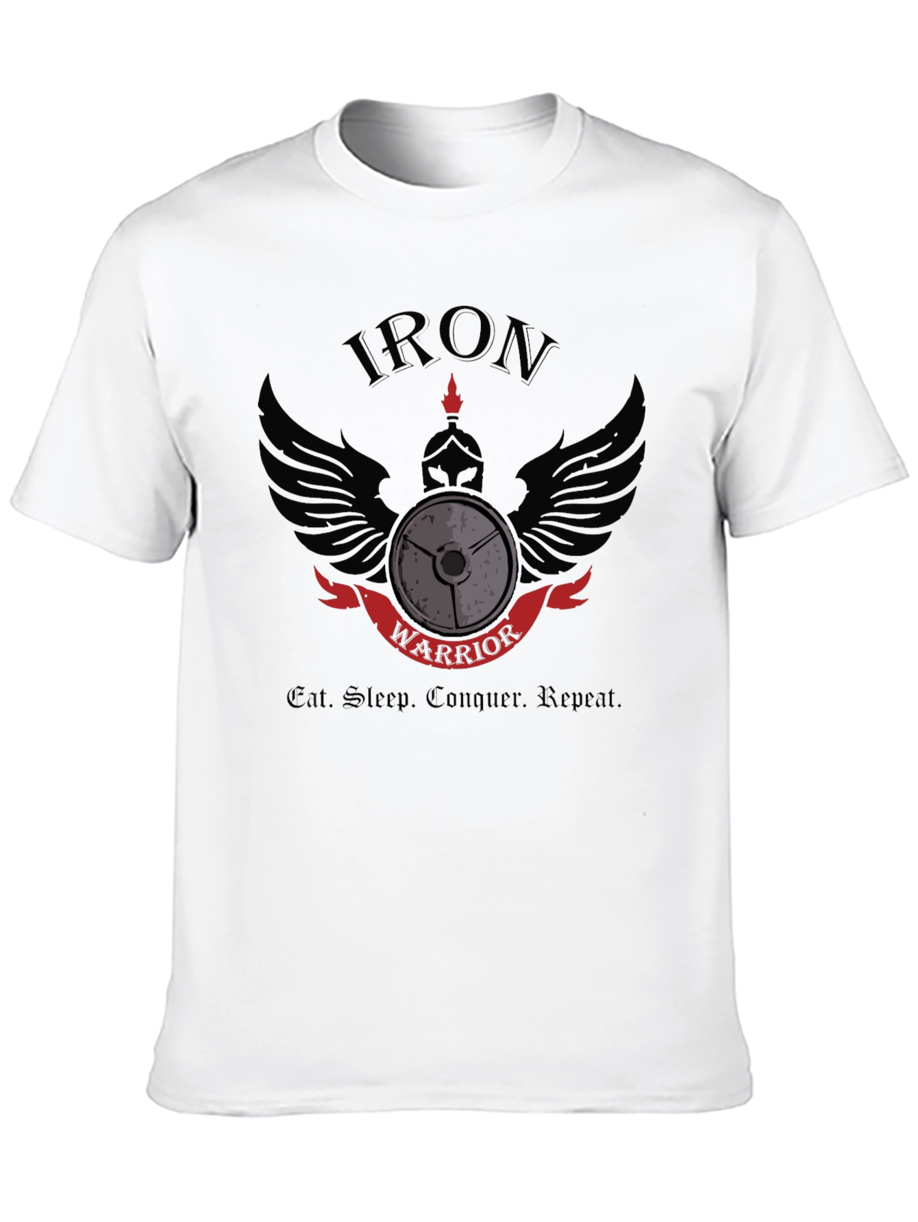 Iron Warrior Graphic T-Shirt - Gym Motivation Apparel