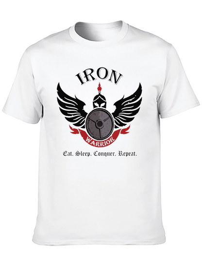 Iron Warrior Graphic T-Shirt - Gym Motivation Apparel